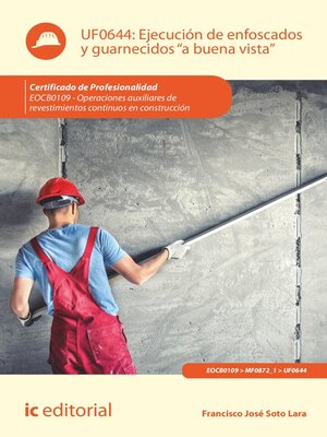 cover image of Ejecución de enfoscados y guarnecidos «a buena vista». EOCB0109